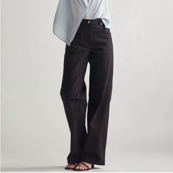 Nwtthakoon High Waisted Denim Pant 4 Black